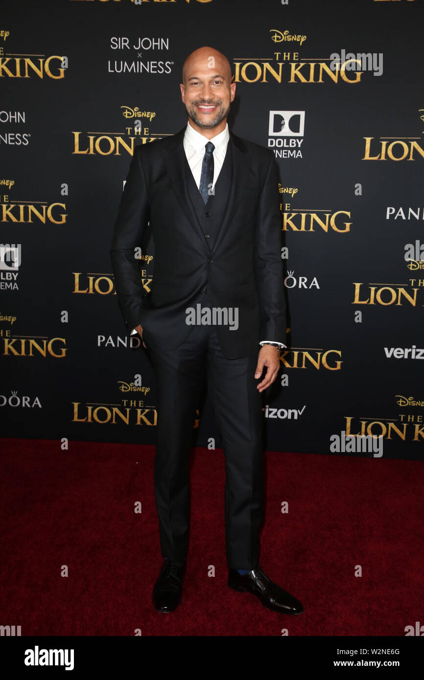 Hollywood, Ca. 9th July, 2019. Keegan-Michael Key, at The Lion King ...