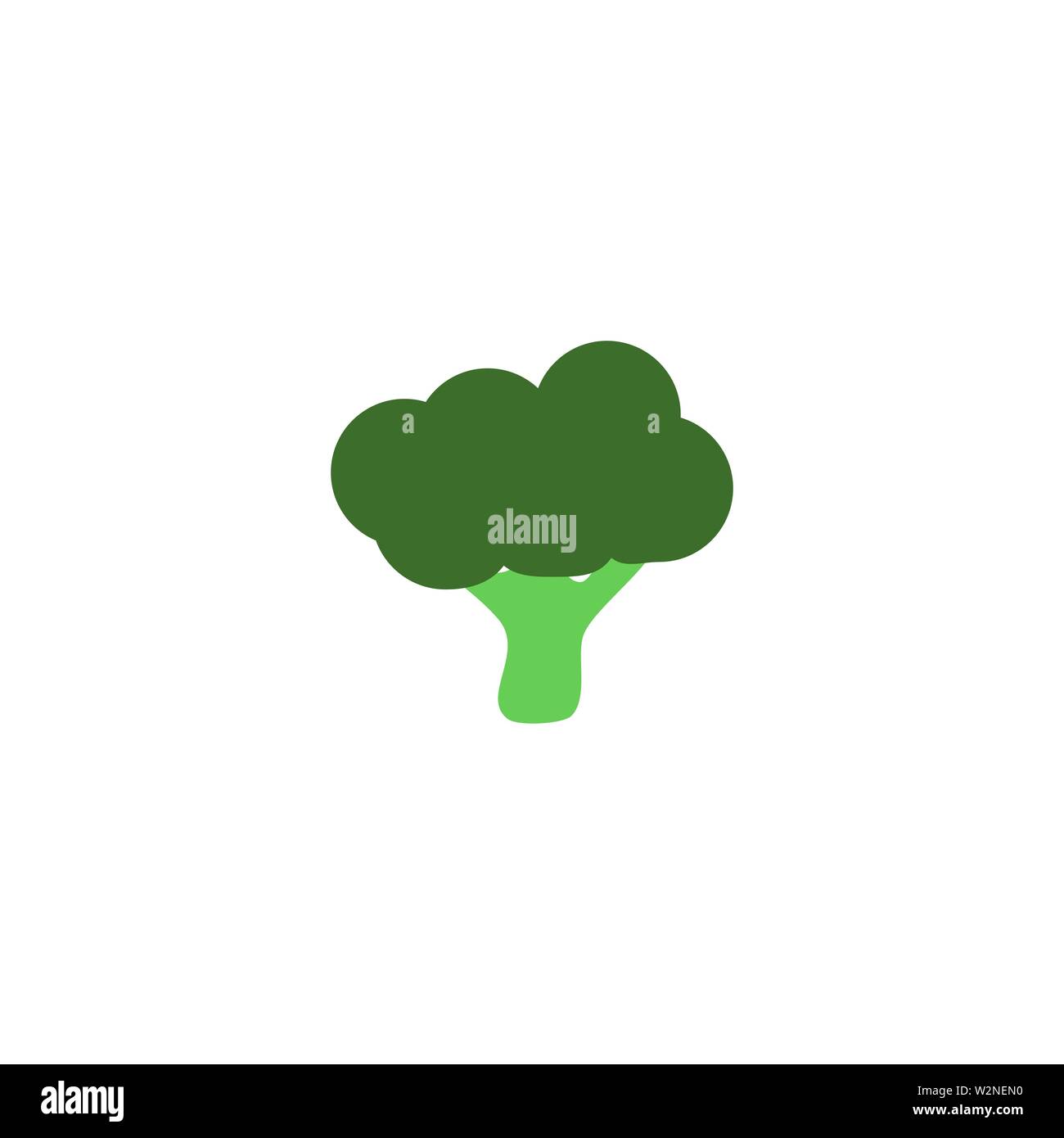 Broccoli food sign icon. Vector eps10 food sign Stock Vector Image ...