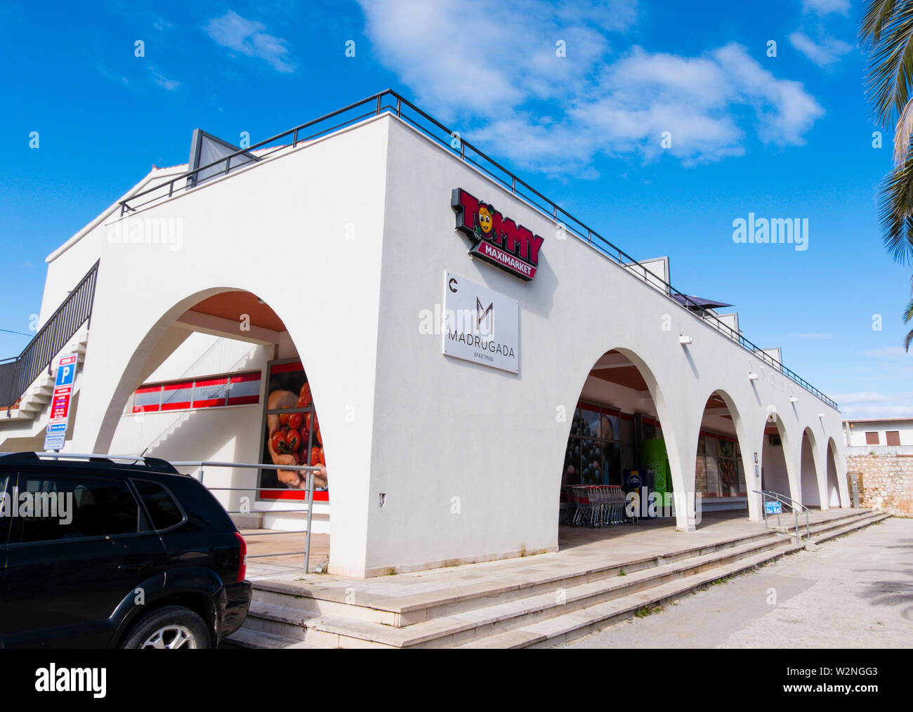 Tommy supermarket, Stari Grad, Hvar, Dalmatia, Croatia Stock Photo - Alamy