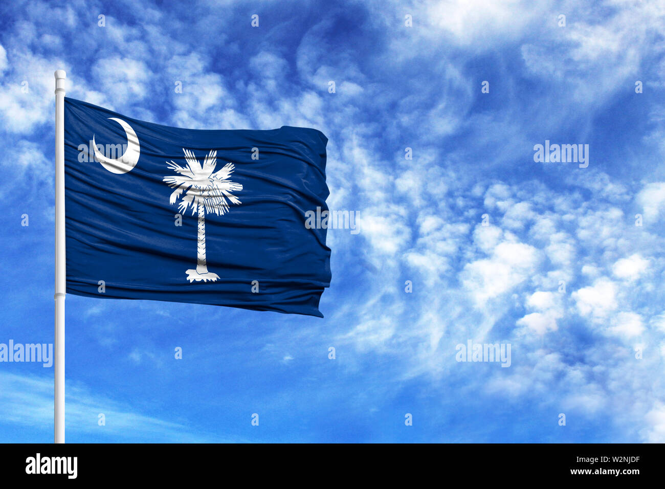Waving south carolina state flags hi-res stock photography and images ...