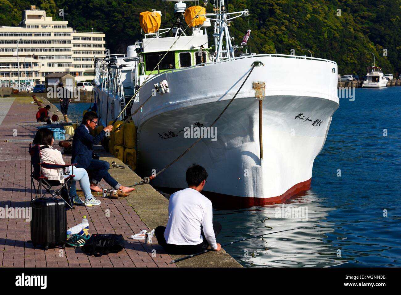 Nachi-Katssura harbor, Wakayama Prefecture, Japan, Asia. Stock Photo