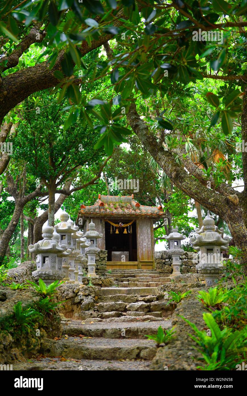 Temple of Kabira on Ishigaki island, Okinawa Prefecture, Japan, Asia