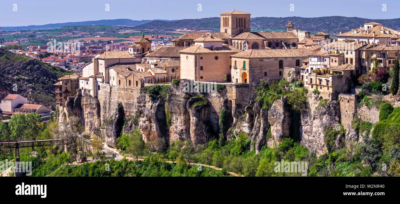 por ciento Definir Visión general Ciudad de Cuenca. Castilla la Mancha. España Stock Photo - Alamy