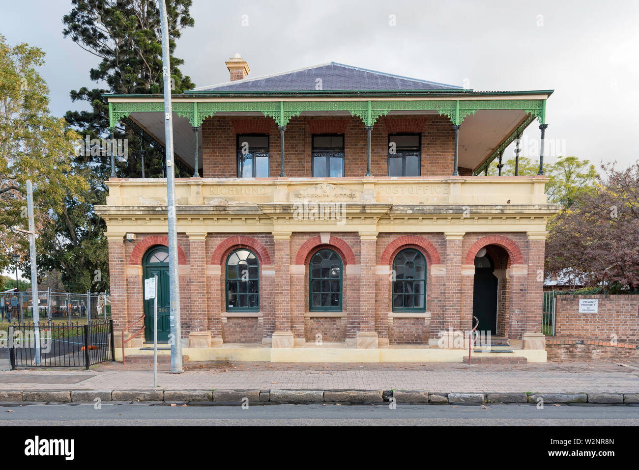 The Richmond Telegraph and Post Office was built between 1875 and 1888