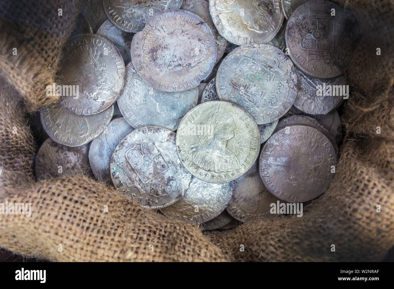 Valuable Silver Coins High Resolution Stock Photography and Images - Alamy