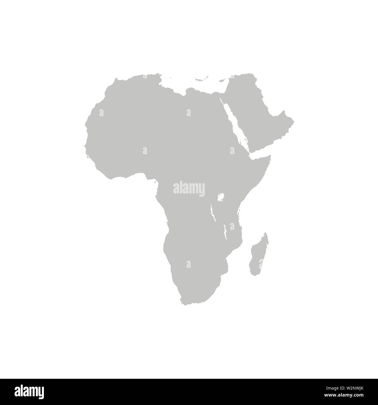 africa map background isolated on background. Vector Stock Vector Image