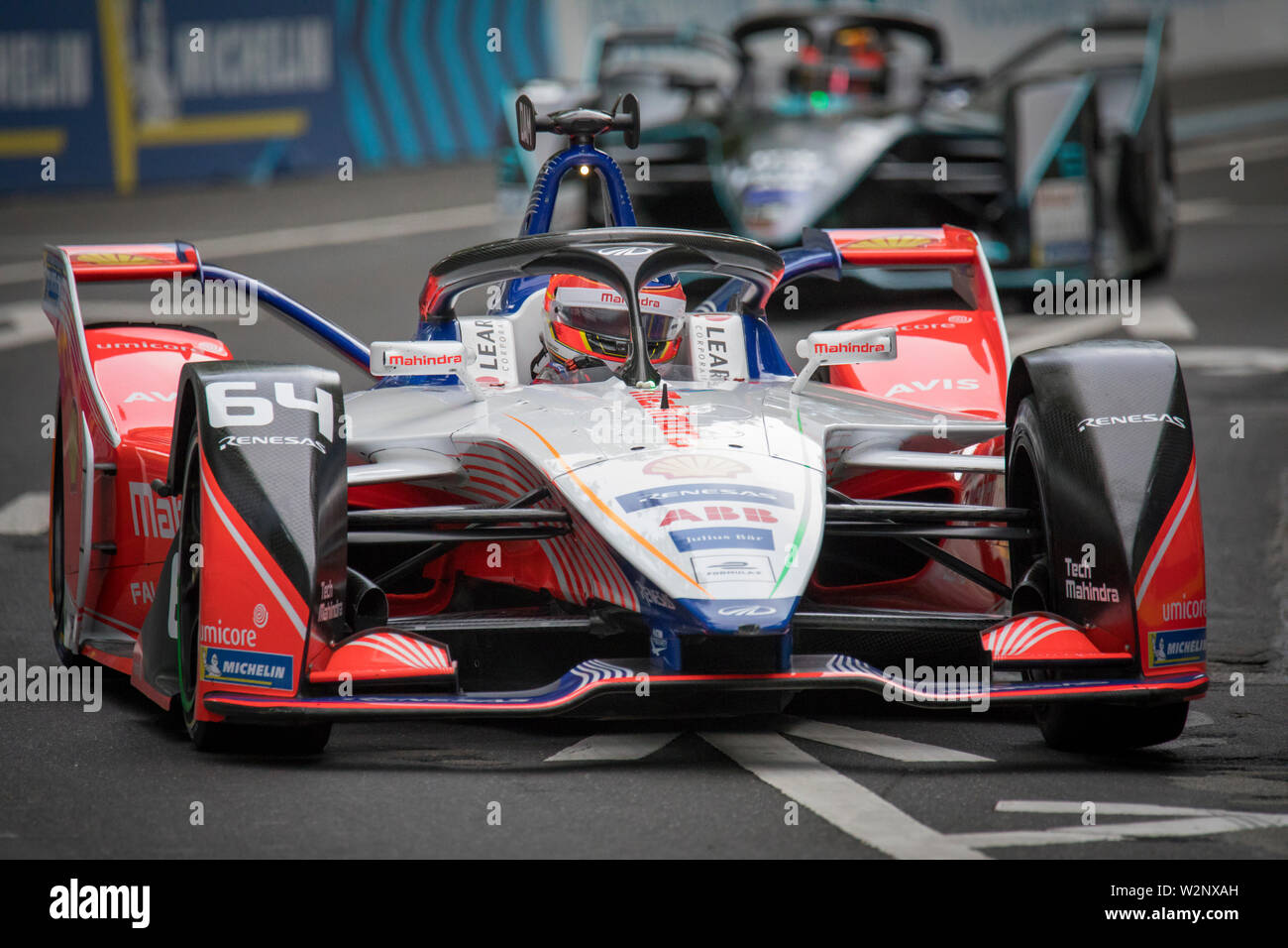 Jérôme d'Ambrosio during Free Practice session ahead of the Julius Bär Formula E race in the swiss capital Bern. Stock Photo