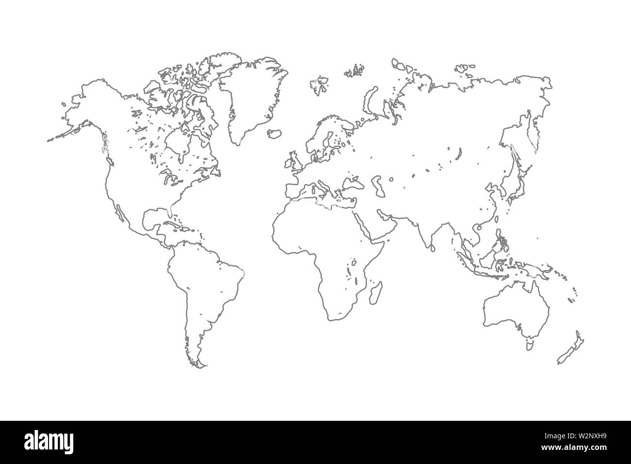 World map background. Vector eps10 illustration. Atlas Stock Vector ...
