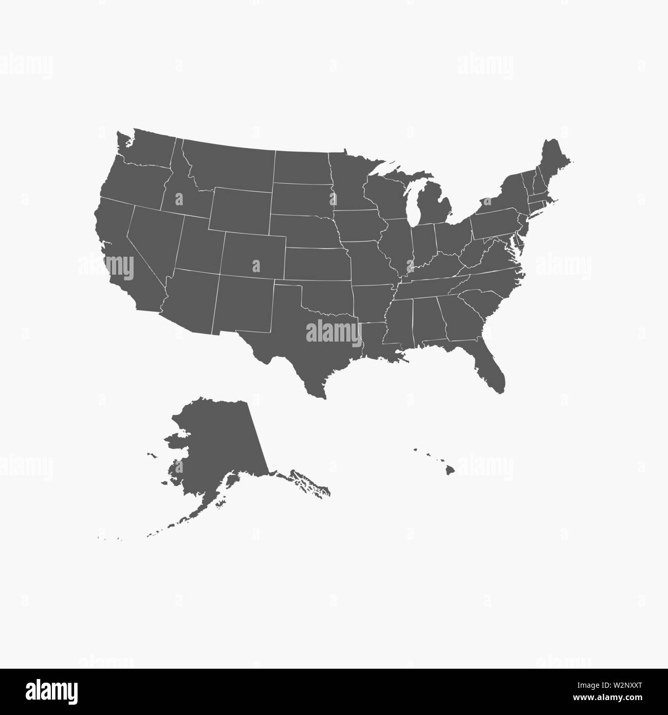 United States map background Vector - United States Map Background Vector Eps10 Illustration W2NXXT
