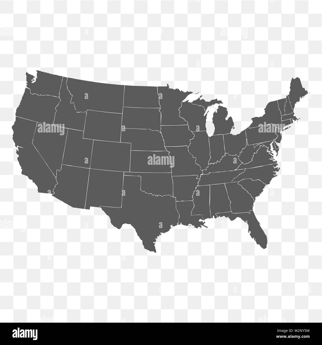 United States map background Vector - United States Map Background Vector Eps10 Illustration W2NY5M