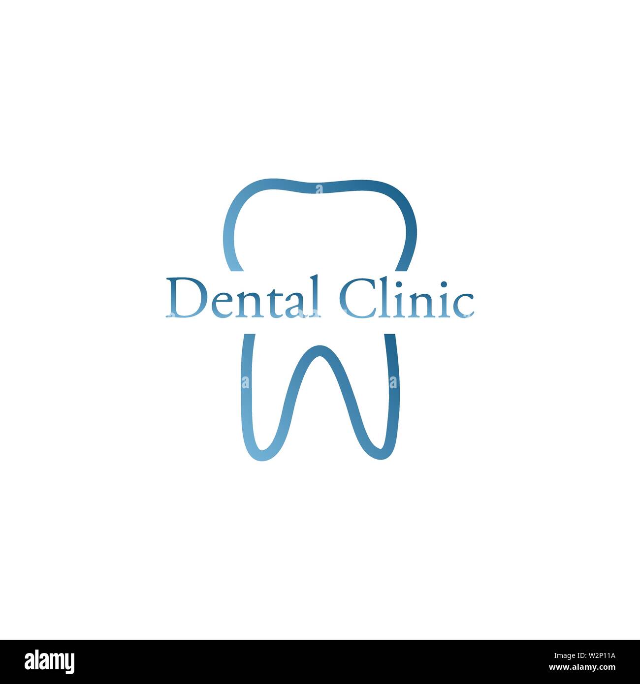 Dental clinic logo sign background. Vector eps10 Stock Vector Image