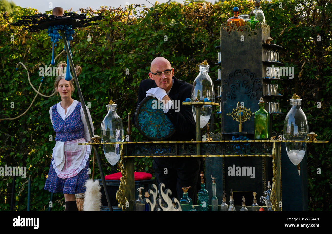 Hanover, Germany. 09th July, 2019. The performers of the "Ensemble