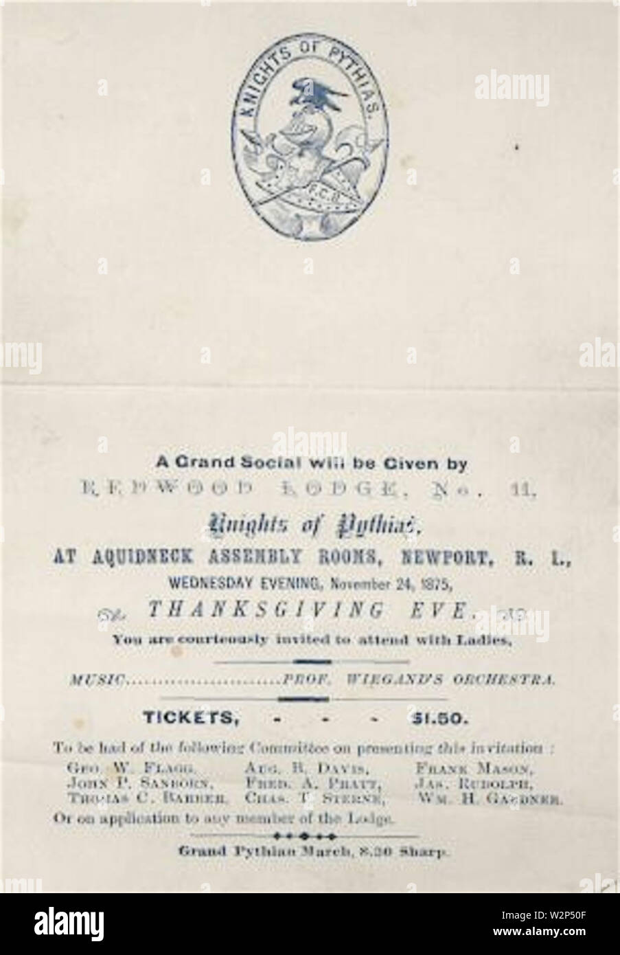 1875 RedwoodLodge Thanksgiving NewportRI Stock Photo Alamy