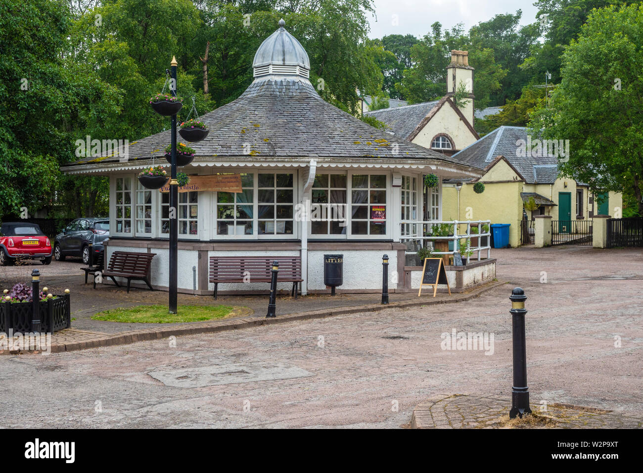 Strathpeffer is a village and spa town in Ross and Cromarty, Highland