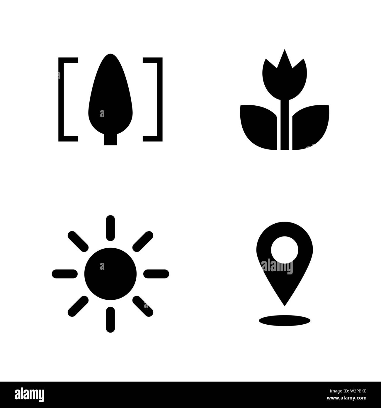 Macro. Simple Related Vector Icons Set for Video, Mobile Apps, Web ...