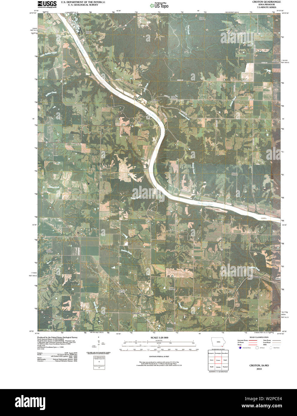 Croton map Cut Out Stock Images & Pictures - Alamy