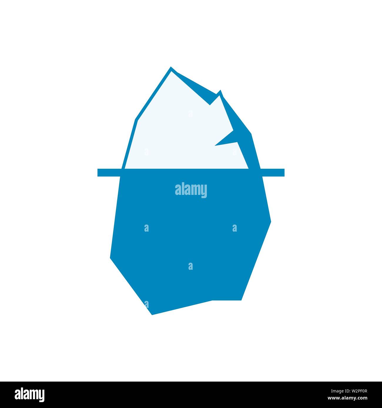 iceberg icon sign. Nature flat style sign Stock Vector Image & Art - Alamy