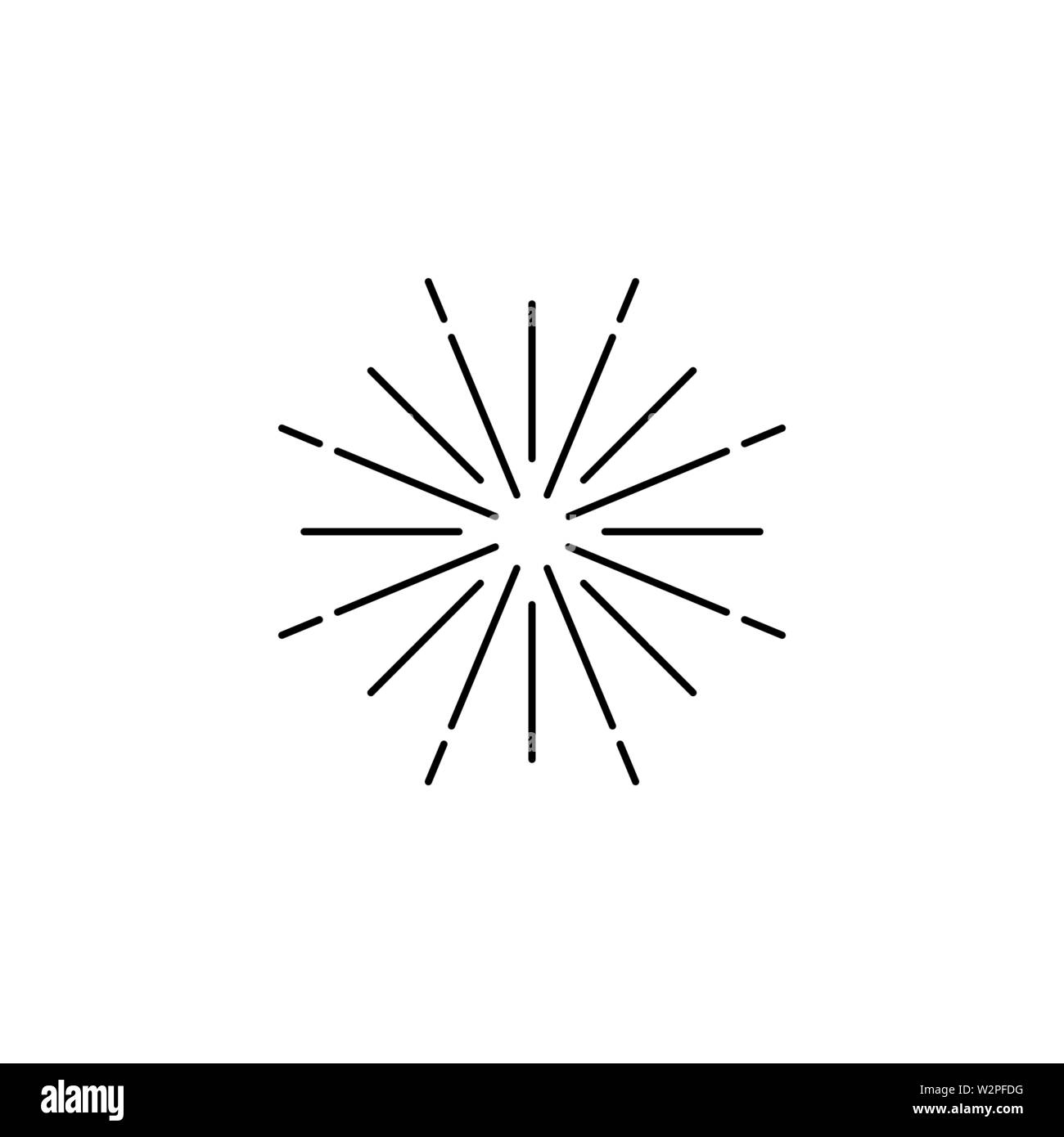 The sun sunburst rays Black and White Stock Photos & Images - Alamy