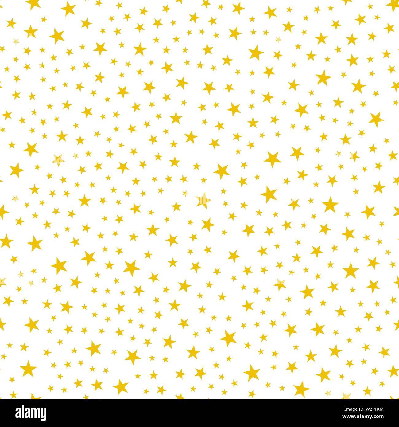 Stars seamless pattern. Night sky background. Vector Stock Vector Image ...