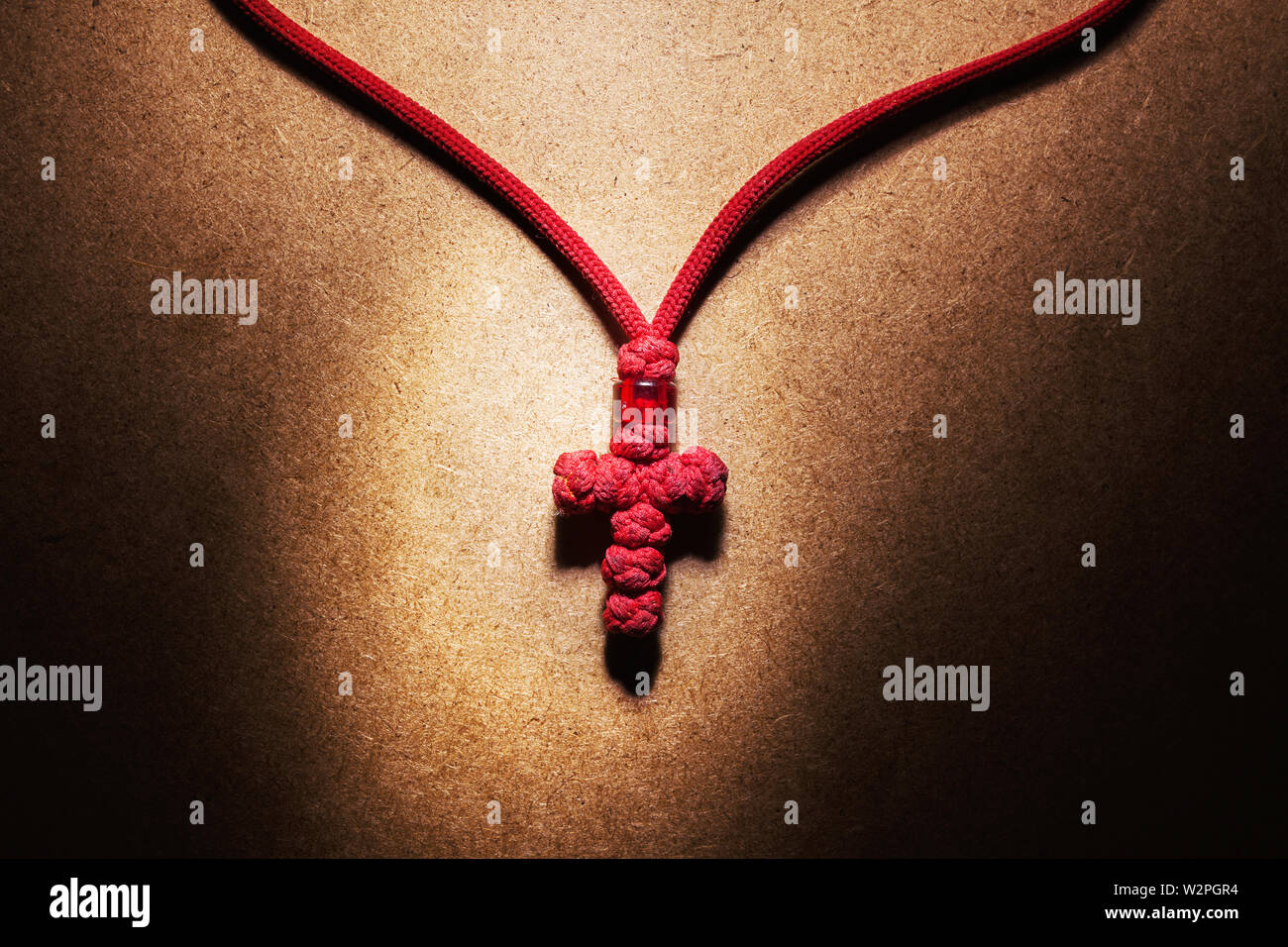 Red Cross Rope Red cross made of ropes, studio composition Stock Photo - Alamy