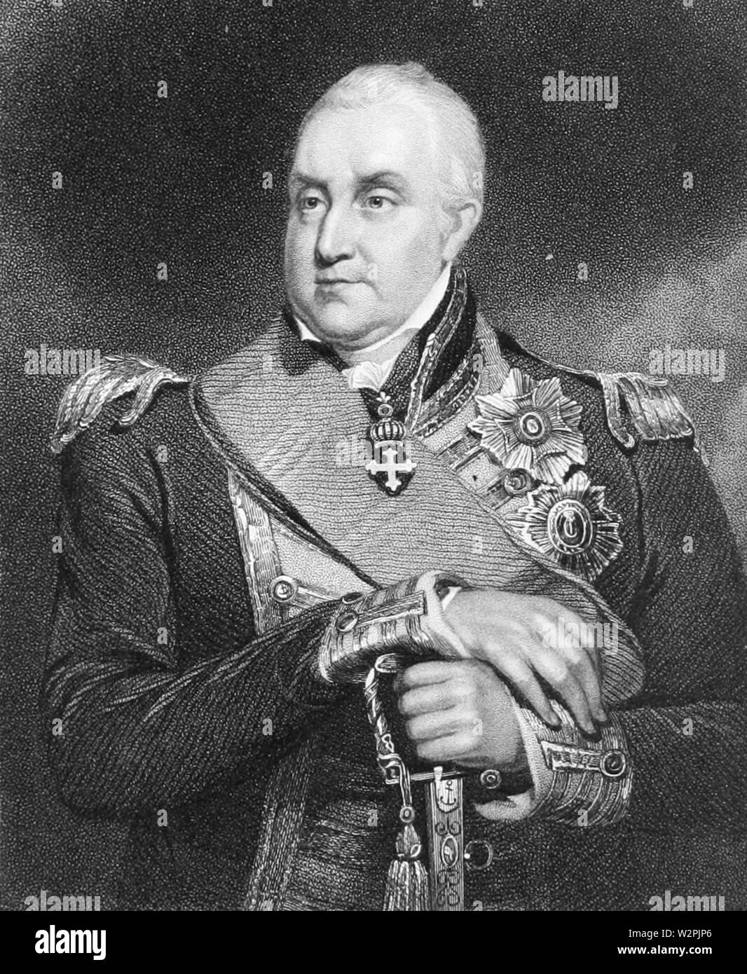 Admiral Viscount Exmouth Stock Photo Alamy