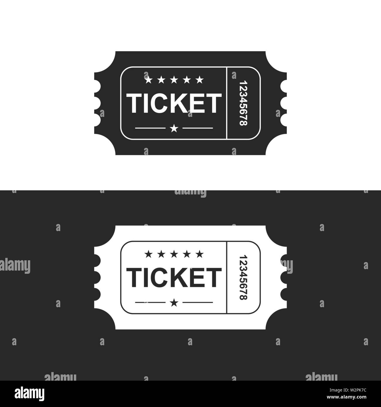 Theatre seat number Stock Vector Images Alamy