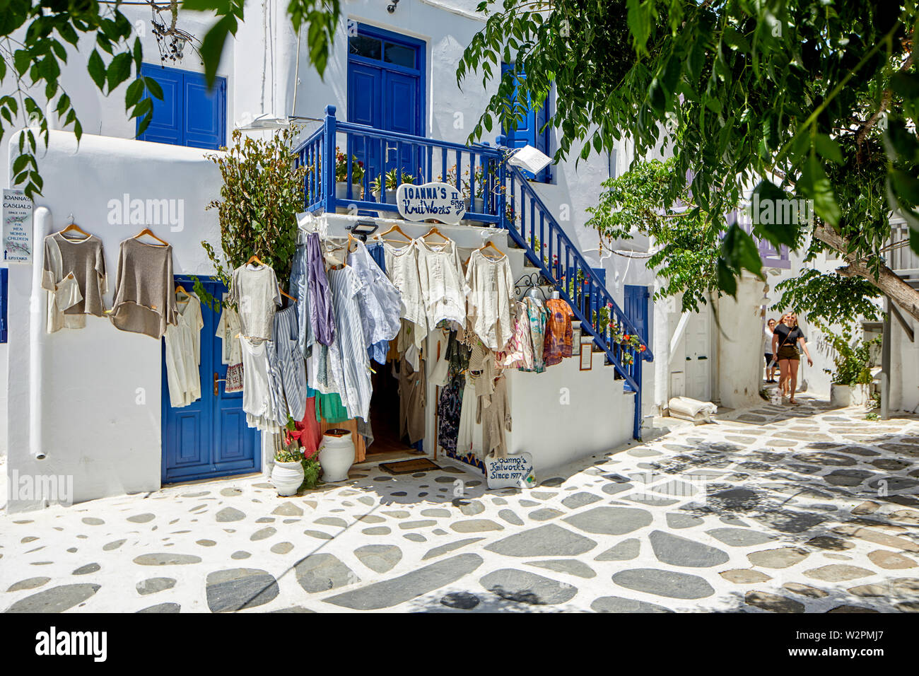 Mykonos Shopping Street High Resolution Stock Photography and Images - Alamy