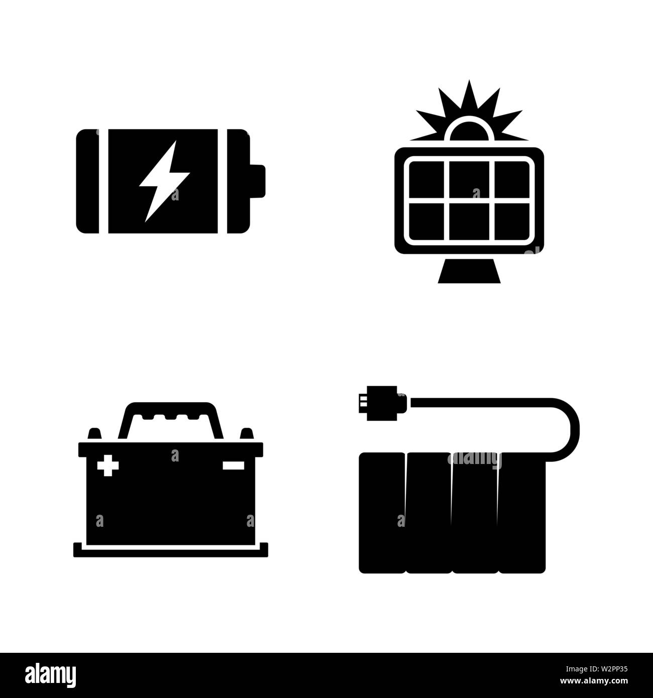 Car lithium battery recycle Stock Vector Images - Alamy