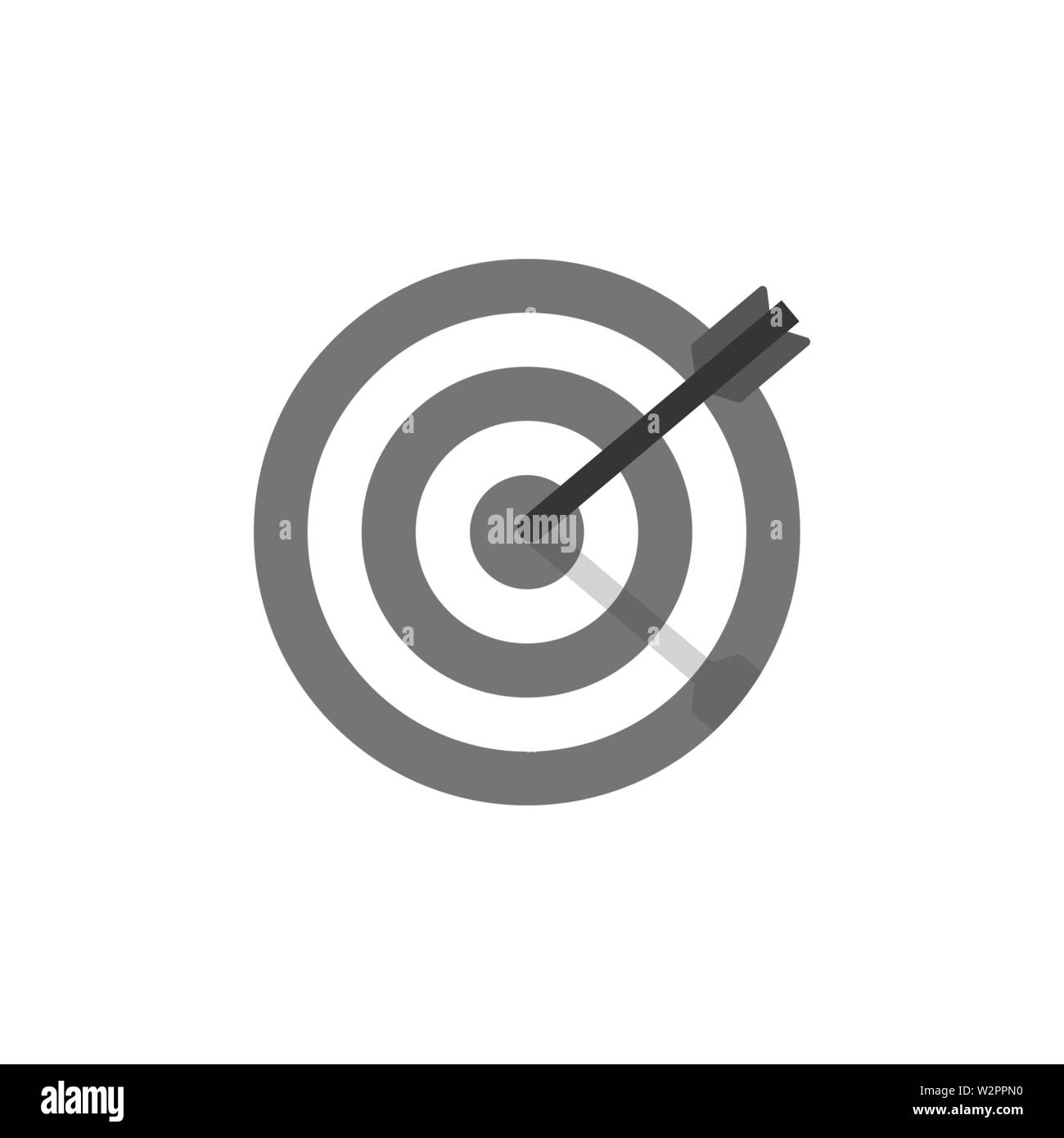 Target icon isolated on white background. Vector Stock Vector