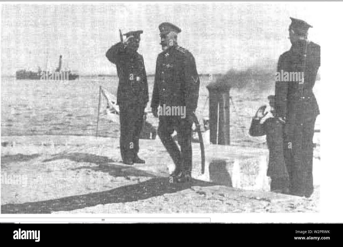 Anton Denikin 1919, Taganrog Stock Photo