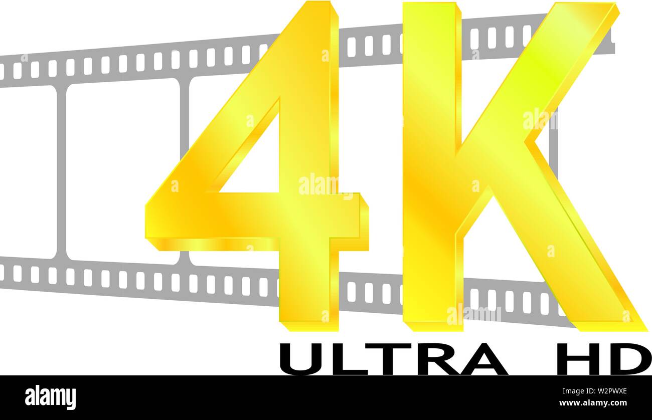 4k ultra hd logo Stock Vector Image & Art - Alamy
