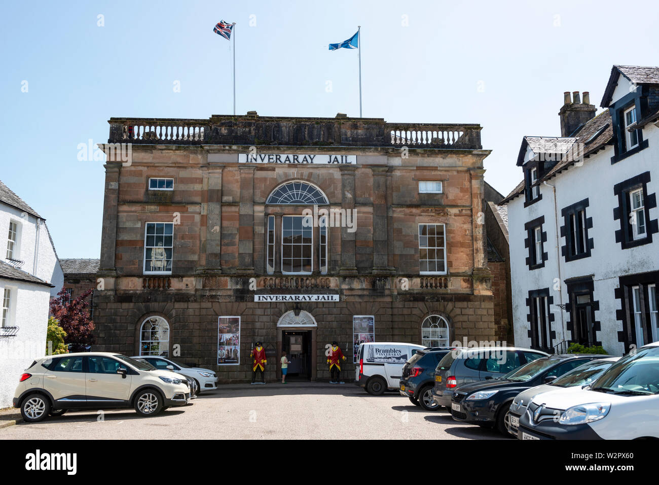 Inveraray Jail on Church Square in Inveraray, Argyll and Bute, Scotland, UK Stock Photo