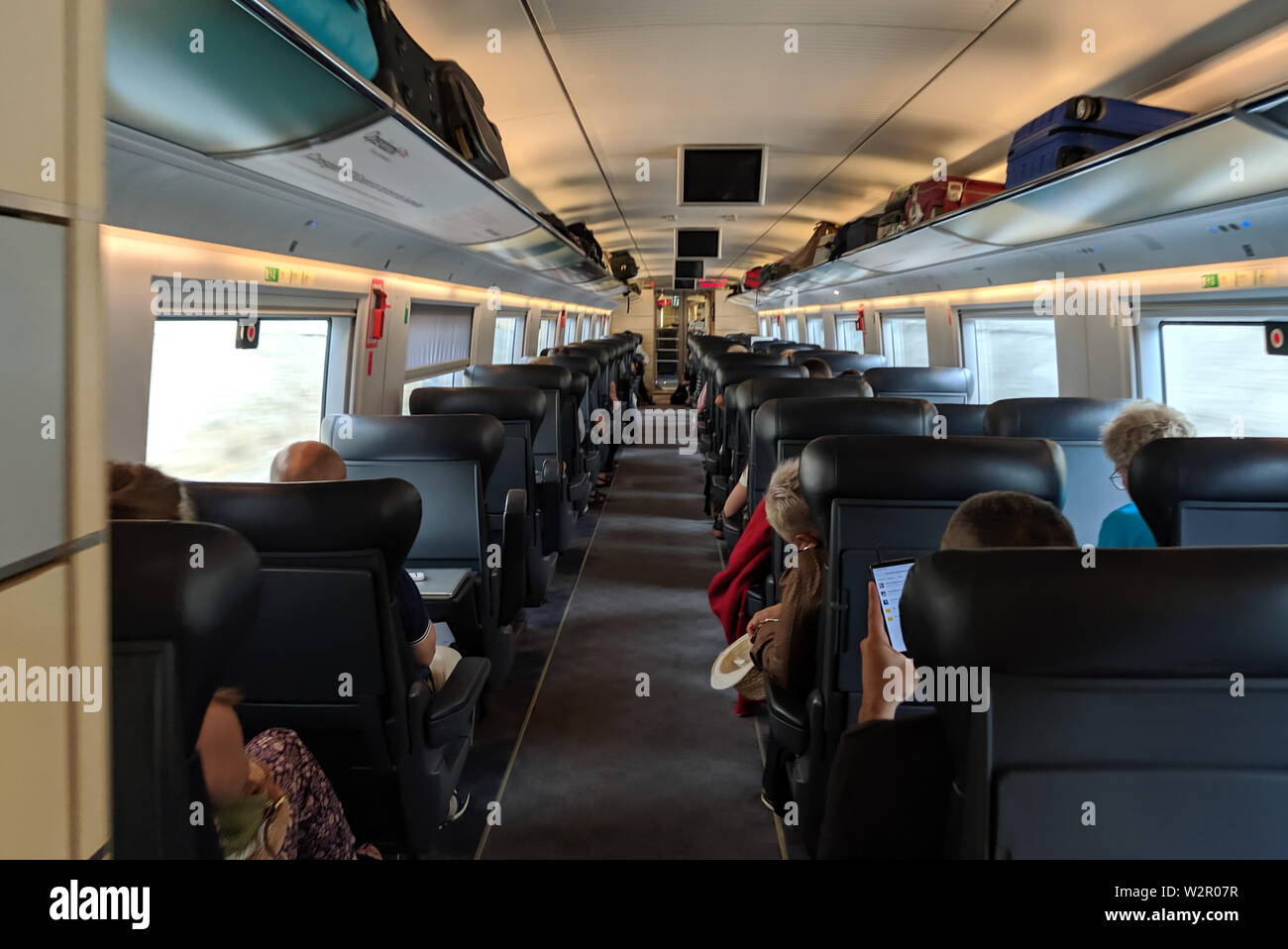 Ave train rail spain madrid railway hires stock photography and images