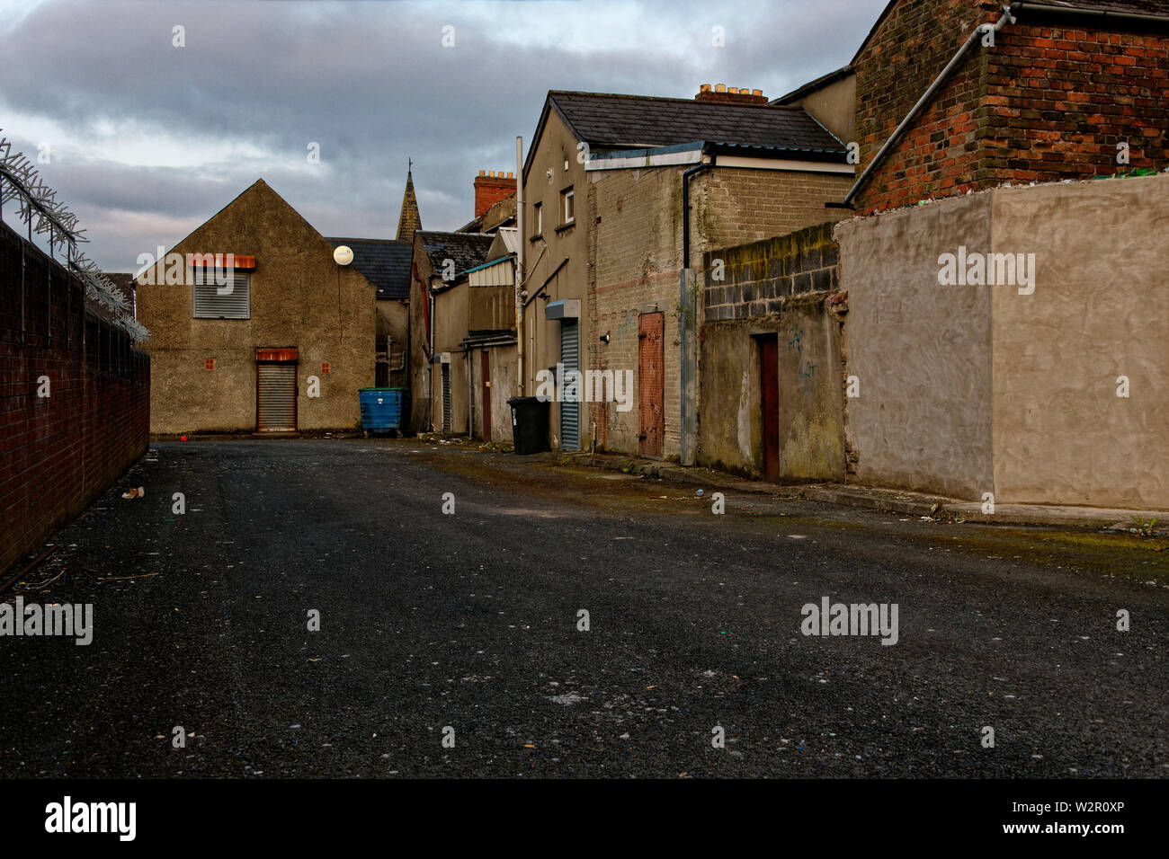 Shankill Road, Belfast, Northern Ireland.Murals on the Shankill Road. Stock Photo