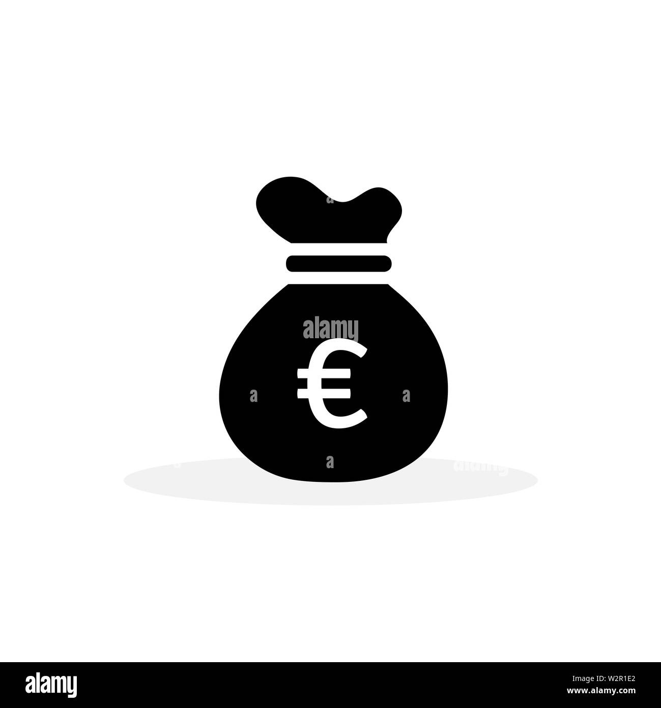 Money Sack Icon In Flat Style Vector For App Ui Websites - 
