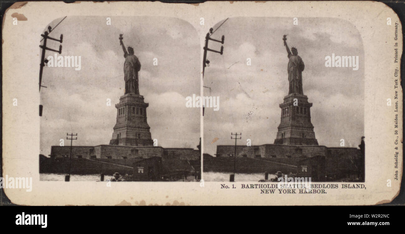 Bartholdi statue, Bedloe's Island, New York Harbor (The Statue of