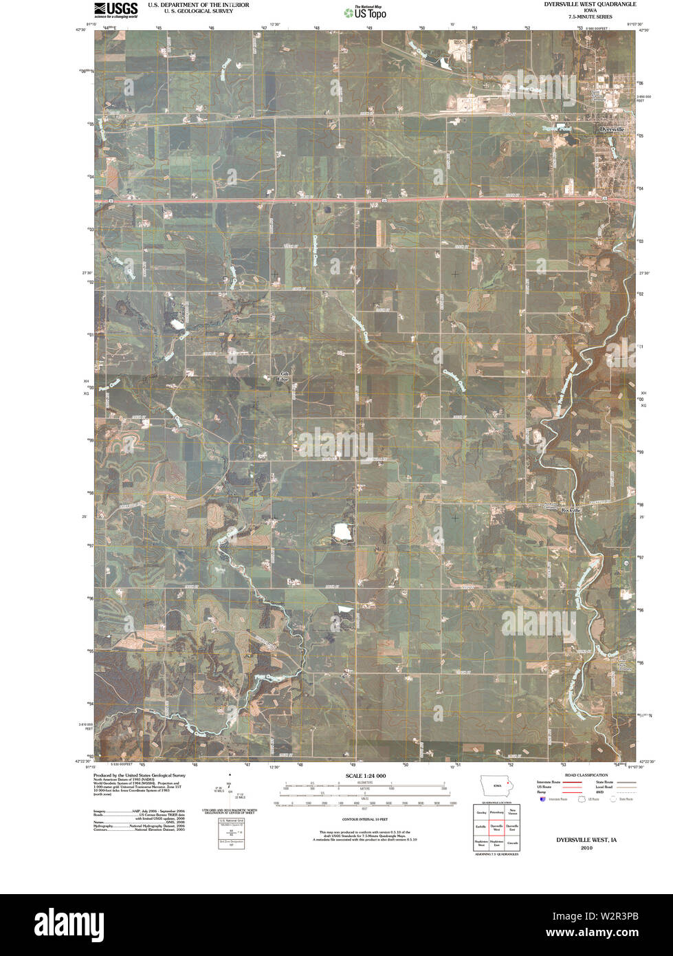 Dyersville map Cut Out Stock Images & Pictures Alamy