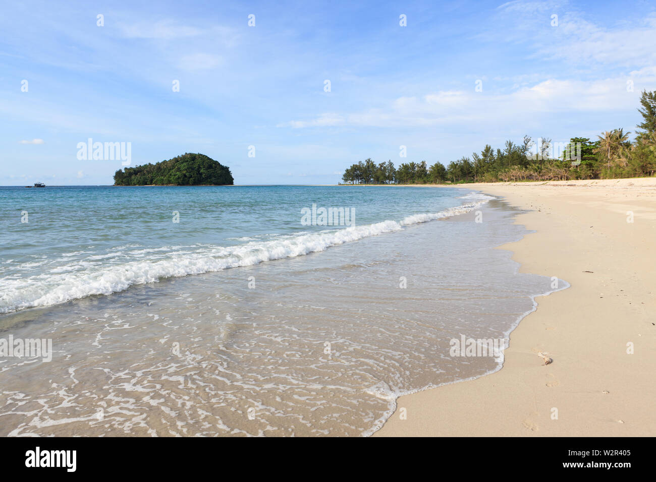 Kelambu beach borneo malaysia Stock Photo