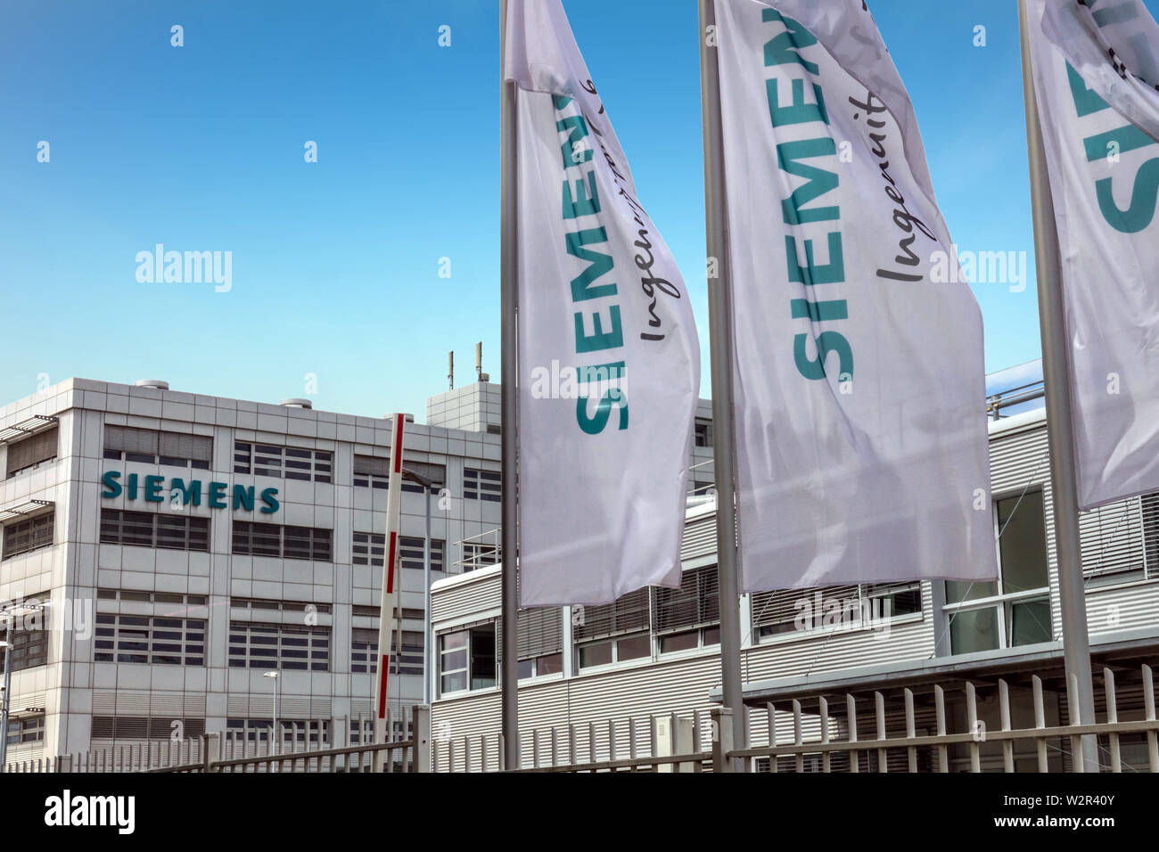 Siemens factory Germany Berlin building Stock Photo Alamy