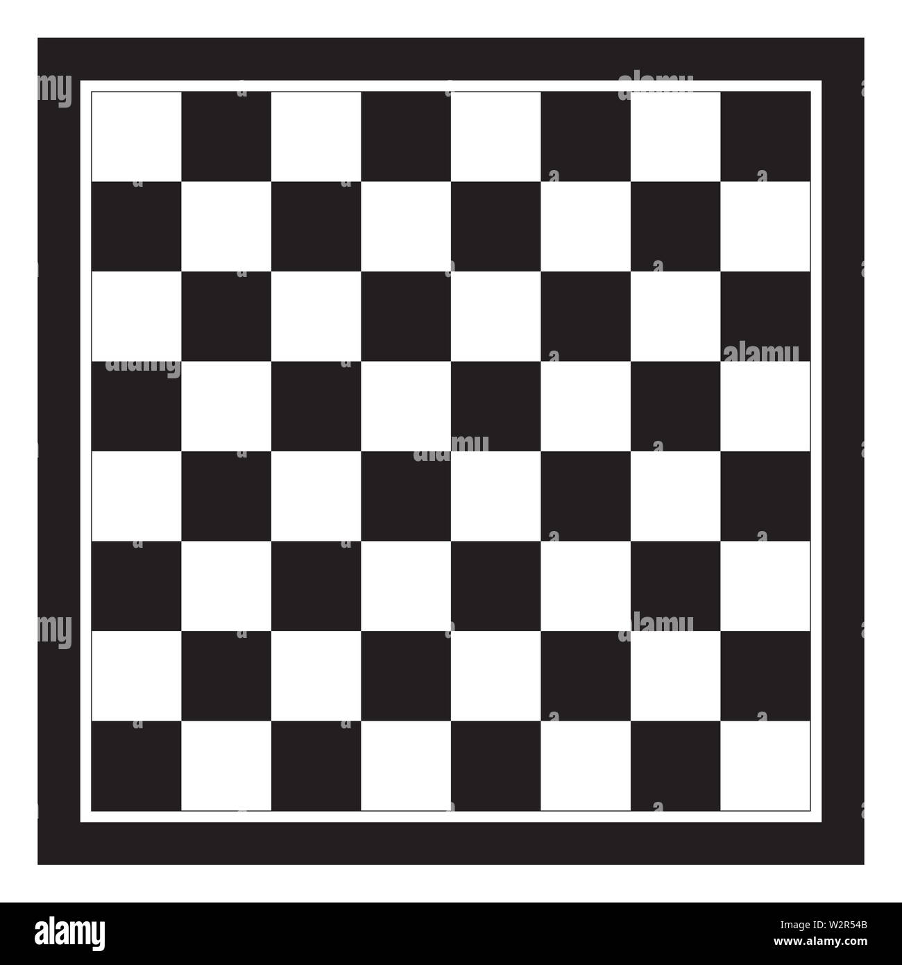 Chess board top view pieces Royalty Free Vector Image