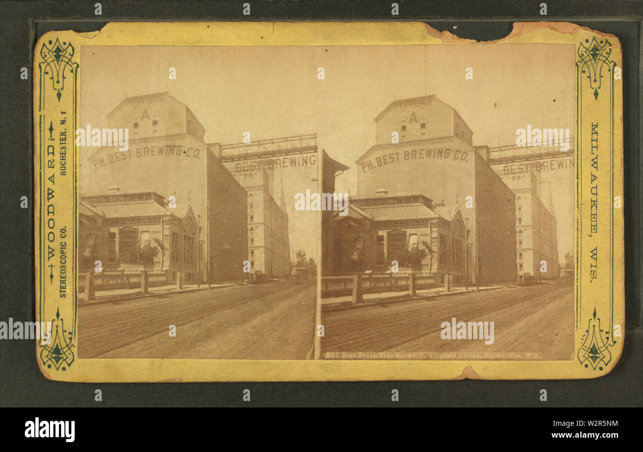 Best South side Brewery, Virginia Street, Milwaukee, Wis, by Woodward, C W (Charles Warren) Stock Photo