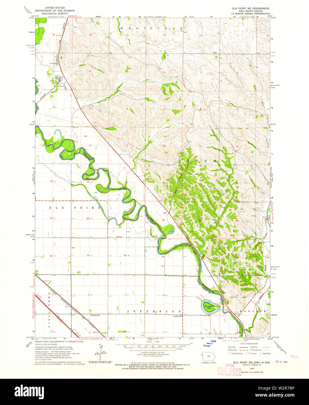 Map of elk point hires stock photography and images Alamy