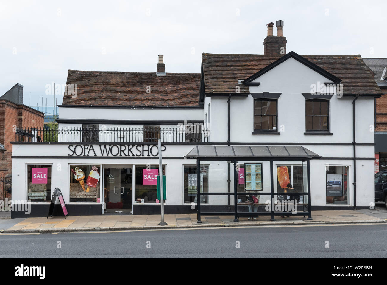 Former Horse and Groom public house, site of the IRA Guildford pub bombings on 5th October 1974 in which four soldiers and one civilian were killed UK Stock Photo