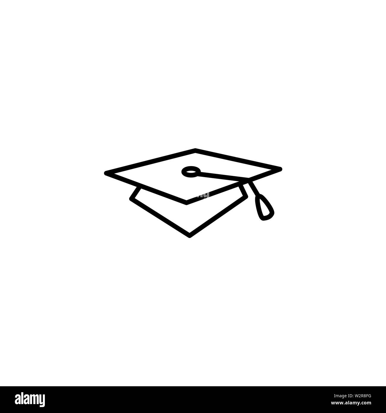 Graduation Icon Black