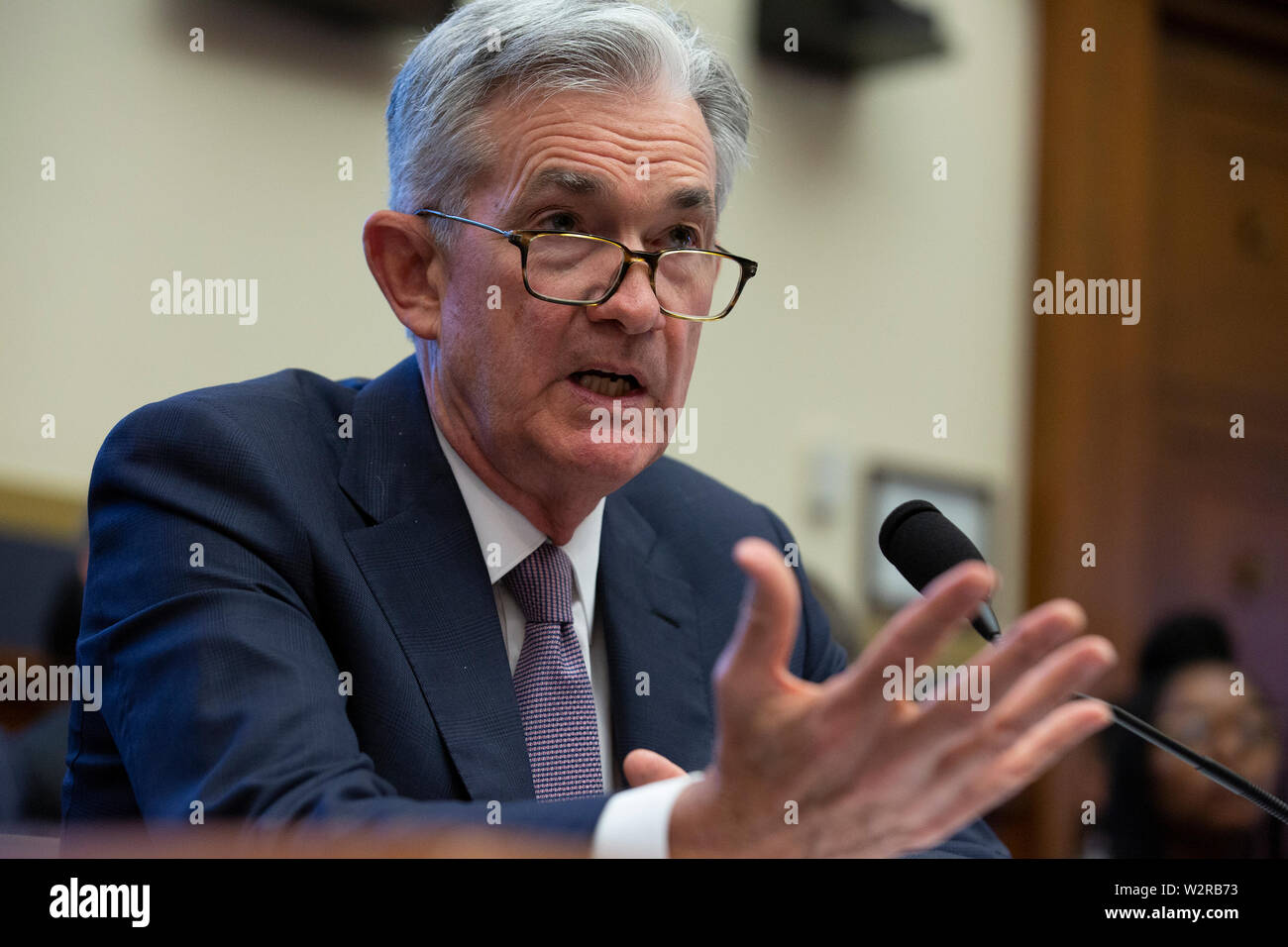 Chair of the Federal Reserve Jerome Powell testifies before the House ...