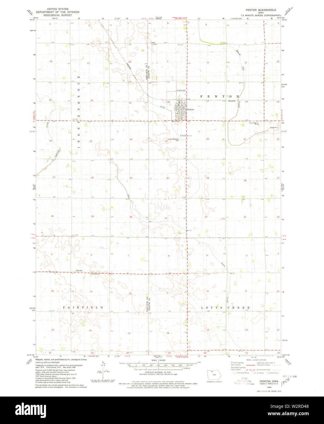Map of fenton Cut Out Stock Images & Pictures Alamy