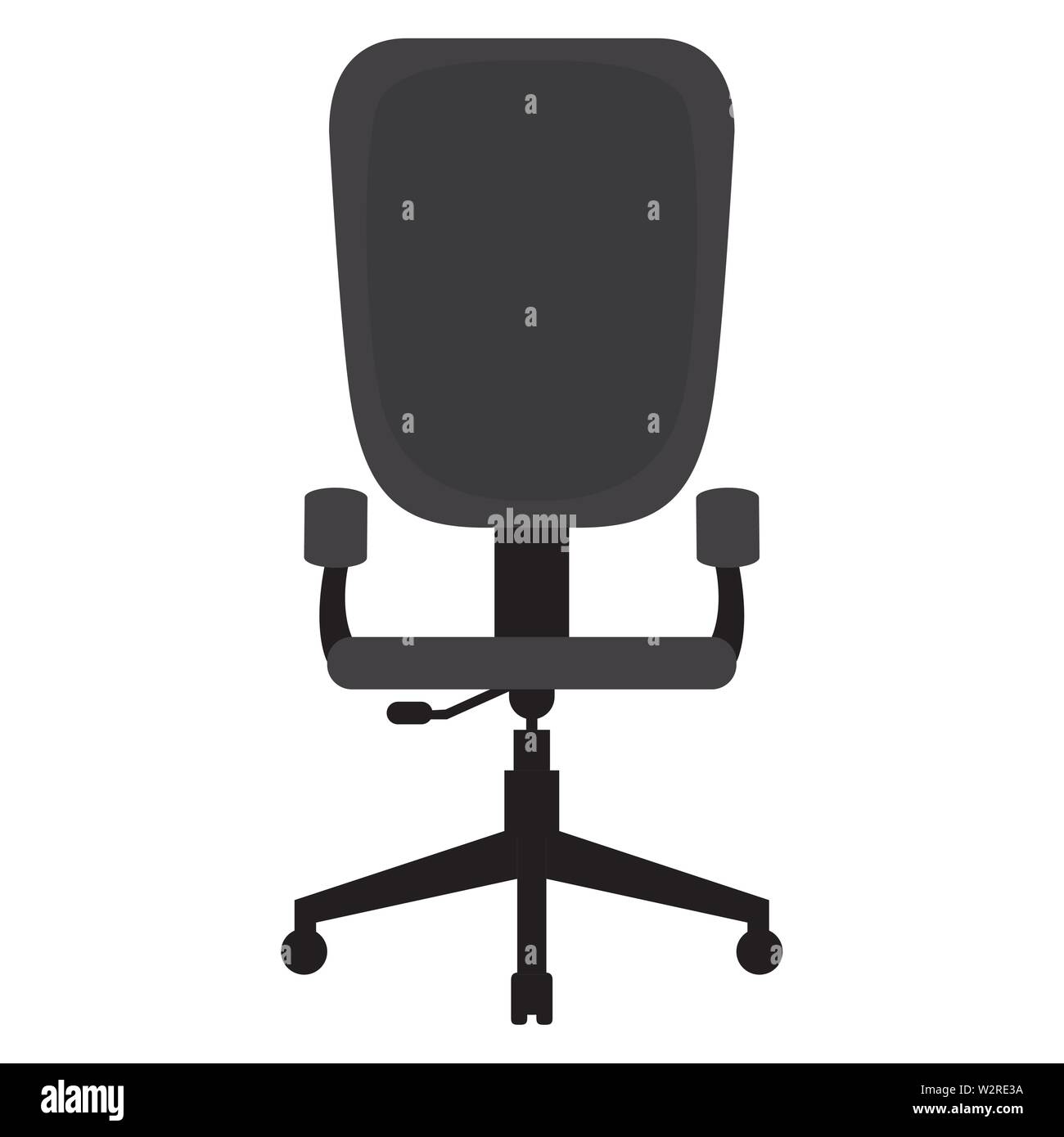 Back view of an office chair - Vector Stock Vector Image & Art - Alamy