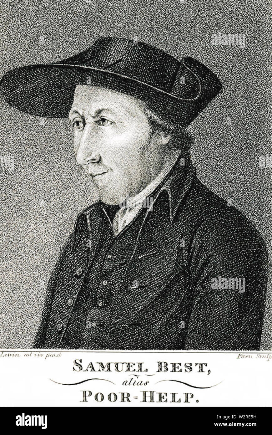 SAMUEL BEST (1738-1825) English self proclaimed prophet Stock Photo