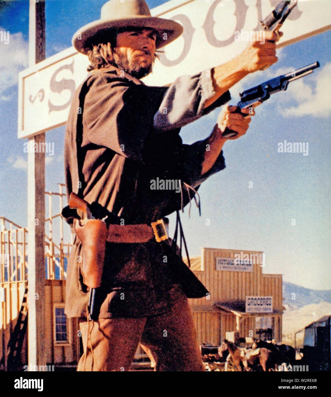 THE OUTLAW JOSEY WALES  1976 Warner Bros film with Clint Eastwood Stock Photo