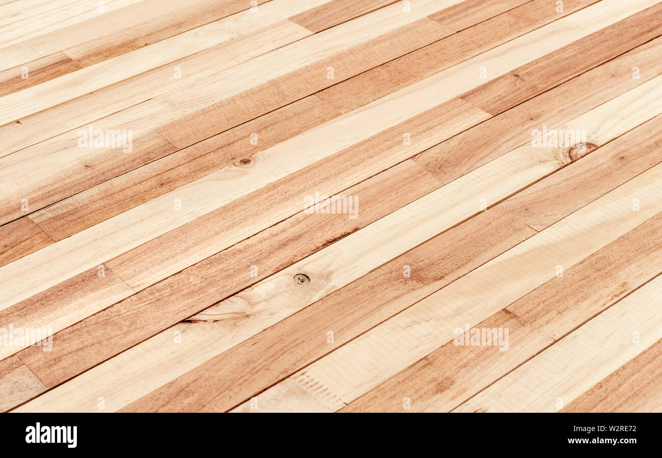 Beautiful wood table top texture background.perspective line pattern. Stock Photo